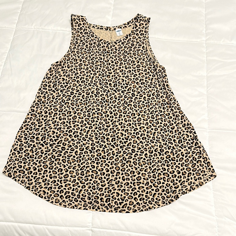 Old Navy Leopard Print Tank Top